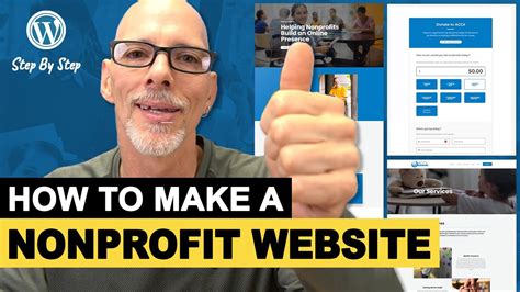 How To Make A NonProfit website: Step.